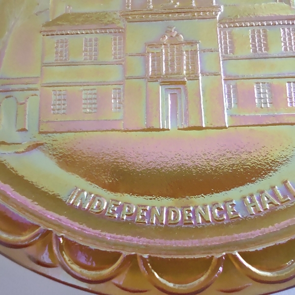 Vintage Indiana Carnival Glass Plate. - Picture 5 of 8